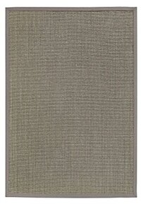 BODENMEISTER Vloermeister sisal tapijt modern hoogwaardige rand plat geweven modern 80x150 lichtgrijs