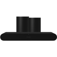 Sonos Ray Zwart + 2x Era 100 Zwart