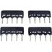 TANCAP SIP-A05-472G Résistance à couche épaisse 4.7 kΩ THT SIP-5 0.125 W 1 pièce