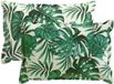 vidaXL - Kussensloop - 2 st - HOUTEN Bladpatroon - 50 x 75 cm - Polyester