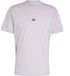 Adidas T-shirt de yoga à manches courtes blanc, rose XL homme