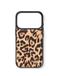 iDeal of Sweden Vegan Leather Case Timeless Leo Luipaardprint Back Cover voor Apple iPhone 17 Pro