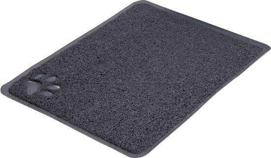 Trixie Schoonloopmat voor Kattenbak - Antraciet - 37 x 45 cm