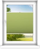 time4blinds - Plisségordijn zonder boren op maat gemaakt - Vouwgordijn - Plisségordijn privacy en zonwering - Eenvoudige installatie - Kant-en-klaar plisségordijn - 130x70 cm - Donkere jasmijn
