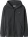 Name it Sweatvest Capuchon Kinderen Dark Grey Melange Maat 122/128