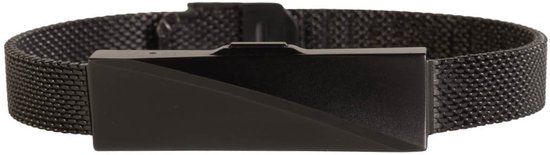 NOLATR Smart Bracelet Eluna Black - Men & Women - 600 Hours Battery Life - Black