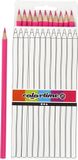 Colortime Kleurpotloden Roze 12 Stuks