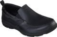 Skechers Harper Forde Chaussures pour hommes Noir Cuir Taille 46