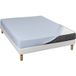 Terre De Nuit - Drap-housse bleu jersey coton lycra Tencel 100x210