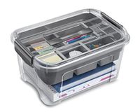 Combi-Box 13L transportbox voor accessoires, grijs/CEP
