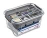 Combi-Box 13L transportbox voor accessoires, grijs/CEP