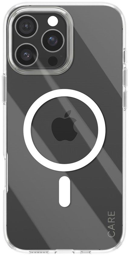 PanzerGlass, Hoesje geschikt voor Apple iPhone 16 Pro Max - 3-in-1 Set met Tempered Glass & Lens Protector, Transparant