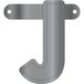 Folat Banner Letter J Metallic Zilver