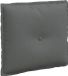 vidaXL Coussin de dossier gris foncé 50 x 19 x 45 cm Tissu