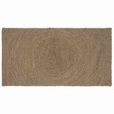 vidaXL - Vloerkleden - Grijs - 80 x 150 cm - Jute