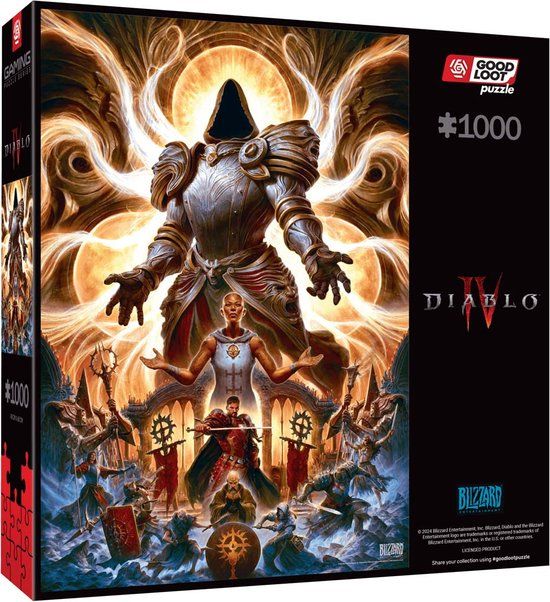 Just For Games Good Loot Diablo IV Inarius The Father Puzzel - Puzzel 1000 Stukjes