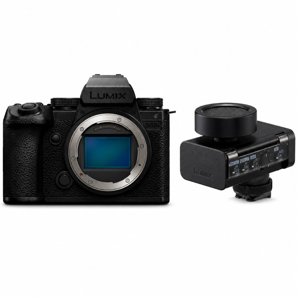 Panasonic Lumix DC-S5 IIX + Lumix DMW-DMS1E Digitale Shotgun Microfoon