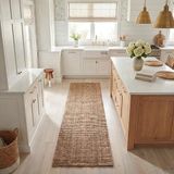 SAFAVIEH Natural Fiber Collection NF447A loper tapijt, handgemaakt, grof, gestructureerd, premium jute, 1,9 cm dik