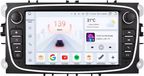 Happiq Autoradio Bluetooth et CarPlay – Convient pour Ford Focus, S-Max, Mondeo, Galaxy, C-Max, Kuga – Compatible Apple et Android – Stéréo – Navigation – 6Go 64Go – 7