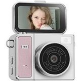 ELVANZA Mini-zakcamera voor selfies, roze