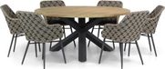 Lifestyle Garden Furniture Crossway/Rockville 160 cm dining tuinset 7-delig