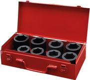 KS Tools - Zestaw Nasadek - 8 Sztuk - 27-38 mm - Chroom-Molybdeenstaal