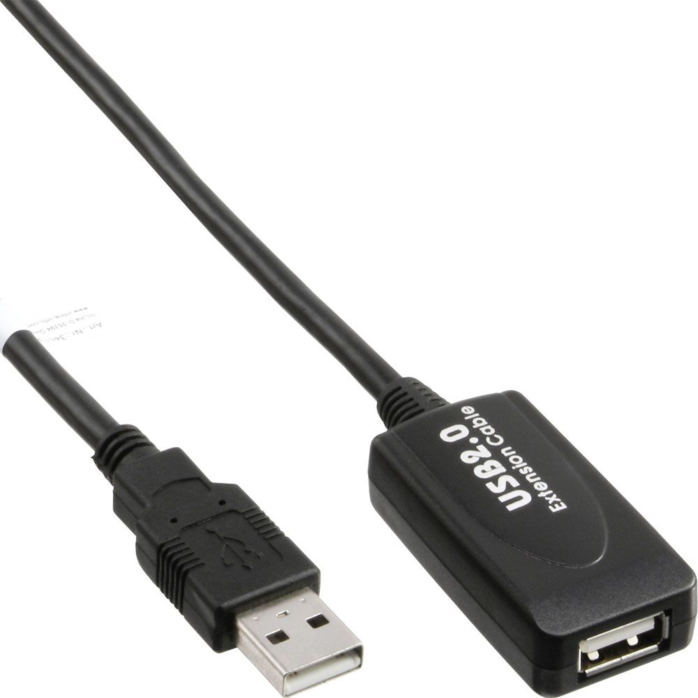 Inline 34605I USB-kabel - 5 m - Zwart