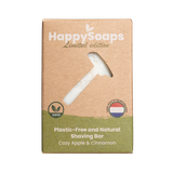 HappySoaps Happys Shaving Bar Apple & Cinnamon Spice Zeep - 80gr | Voor Mannen