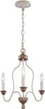 Feiss LED Kroonluchter | 3X E14 Max 40W | Dimbaar | Chalk Washed/Beachwood