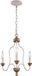 Feiss LED Kroonluchter | 3X E14 Max 40W | Dimbaar | Chalk Washed/Beachwood