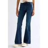 Wrangler regular waist flared jeans - donkerblauw