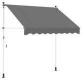 Maison Exclusive - Parasol à commande manuelle, gris clair, 150 cm