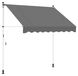 Maison Exclusive - Parasol à commande manuelle, gris clair, 150 cm