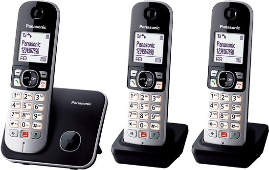 Panasonic KX-TG6853 DECT Telefonie - Trio Set