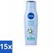 NIVEA Volume Care Shampoo - Volumegevende en verzorgende shampoo - 250 ml - Voordeelverpakking - 15 stuks