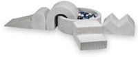 Mimii Foam speelset met rond ballenbad 90x30 Corduroy + 5 elementen