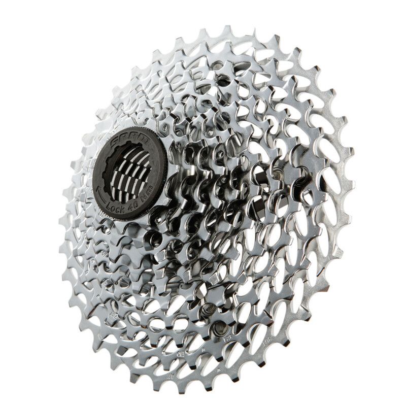 SRAM PG-1030 PowerGlide Cassette - 10 Speed - Silver