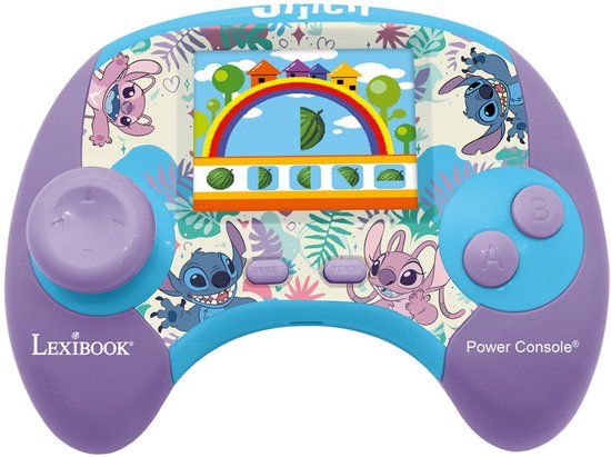 Lexibook Power Console Stitch de jeux éducative (FR/EN)