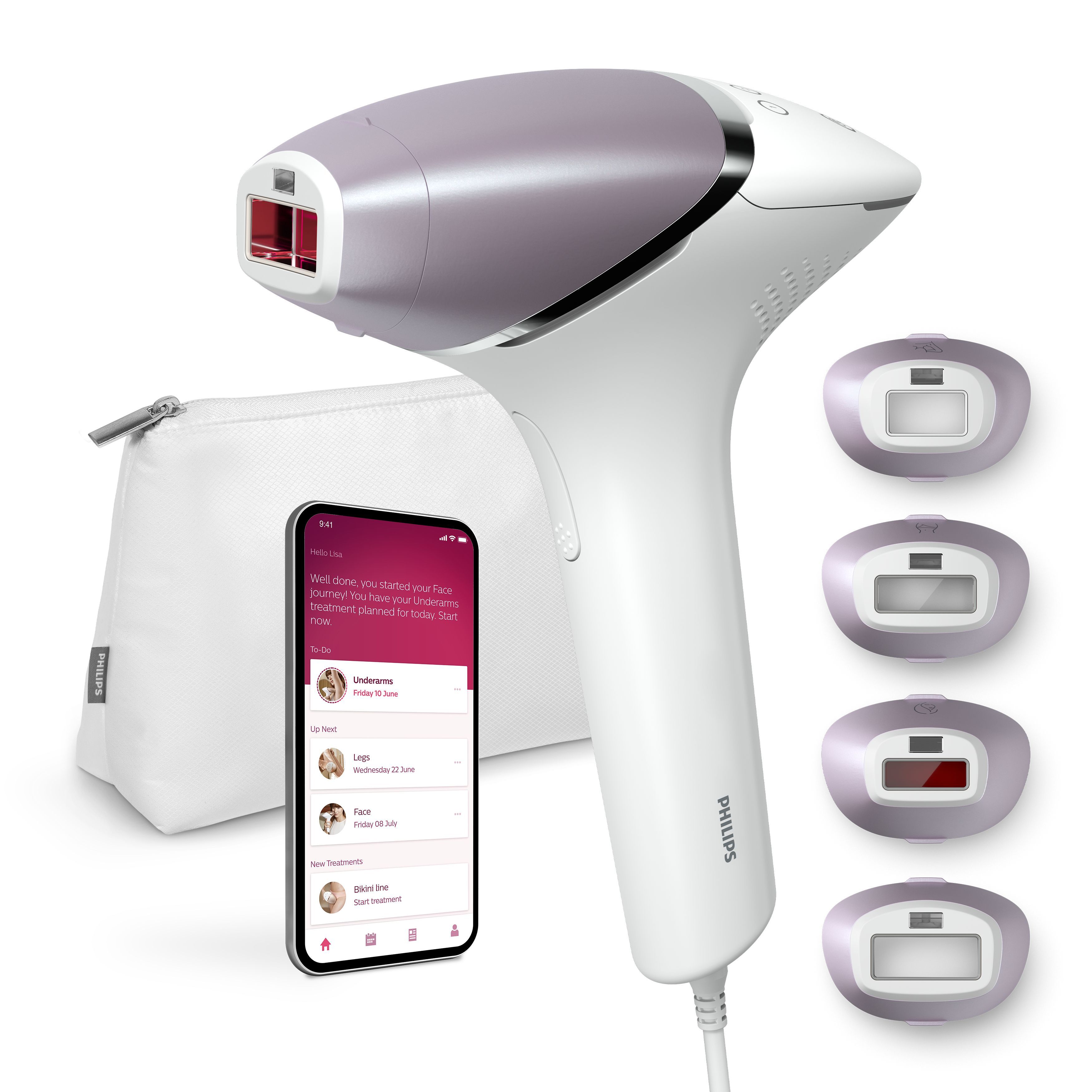 Philips Lumea Prestige BRI947/00 IPL Ontharingsapparaat - Goud/Wit