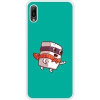 Y6 2019 Sushiman Bedrukt siliconen hoesje