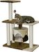Merkloos / Sans marque Shenzhen Haorui Industrial Technology Co., Ltd. Krabpaal - Bruin - Sisal, Pluche