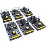 1FPP Rattenklemmen met Lokstof – 6 Stuks | Krachtige Klem met Mangogeur voor Effectieve Rattenbestrijding