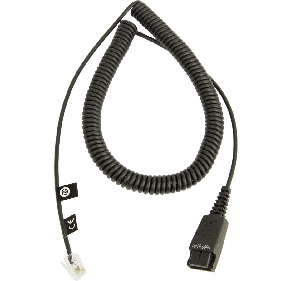 Jabra GN Netcom/Jabra Standard Cord - Compatible with most headset enabled telephones except Cisco