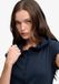 Superdry T-shirt Dames Slanke Pasvorm Baumwolle Kurze Ärmel Eclipse Navy Größe 14