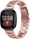 Strap-it Stalen schakel bandje - rosé pink