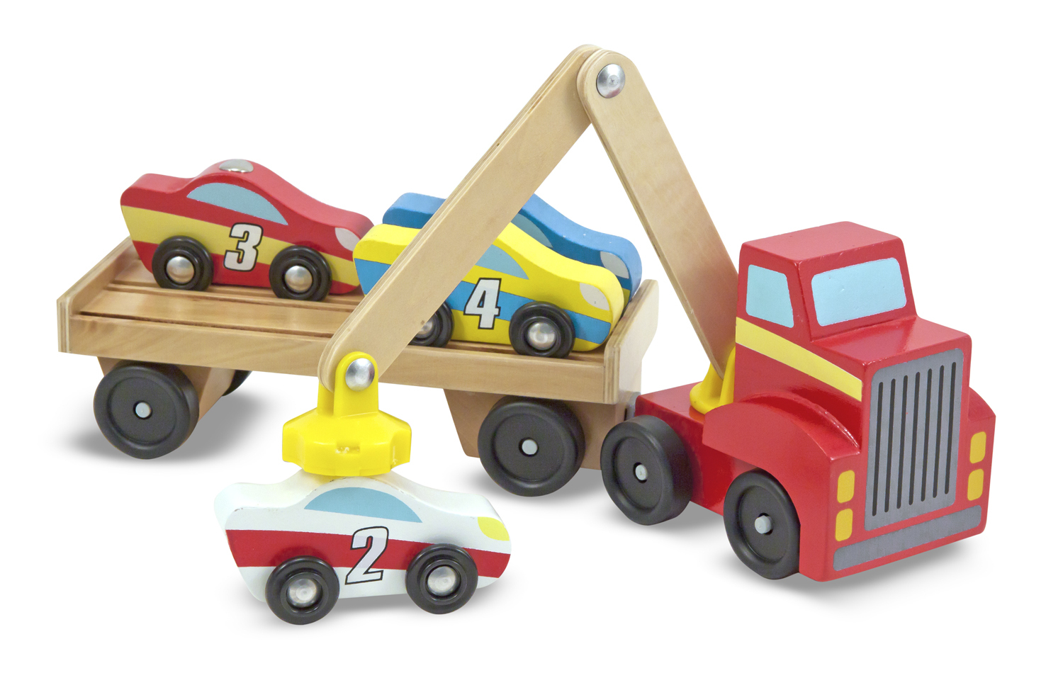 MELISSA & DOUG Houten Vrachtwagen - Magnetisch