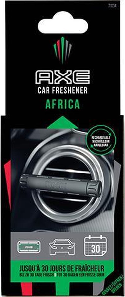 AXE Luchtverfrisser Africa Aluminium Houder + 2 Sticks