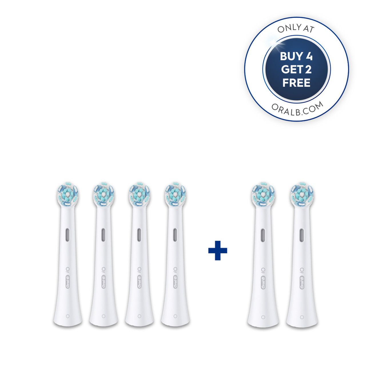 Oral-B iO Ultimate Clean Opzetborstels - 6 Stuks - Wit