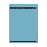 Leitz PC-beschrijfbare rugetiketten - papier, lang/smal, 125 stuks blauw