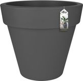 Elho pure round 80 - Grote Bloempot voor Binnen & Buiten - Gemaakt van Gerecycled Plastic - Ø 77.0 x H 70.0 cm - Antraciet